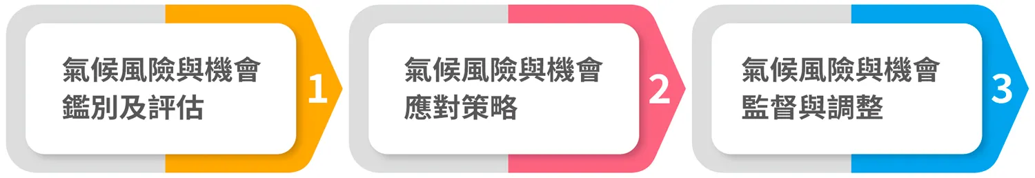 氣候風險與機會管理流程